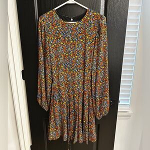 Tommy Hilfiger Floral Long Sleeve Dress